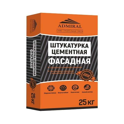 Цементная фасадная ADMIRAL 25 кг